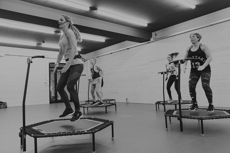 Jumping® Fitness im Kraftakt SportHub im Bernapark Stettlen bei Bern