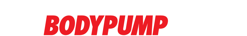 LES MILLS BODYPUMP VIRTUAL LOGO COLOR AND WHITE